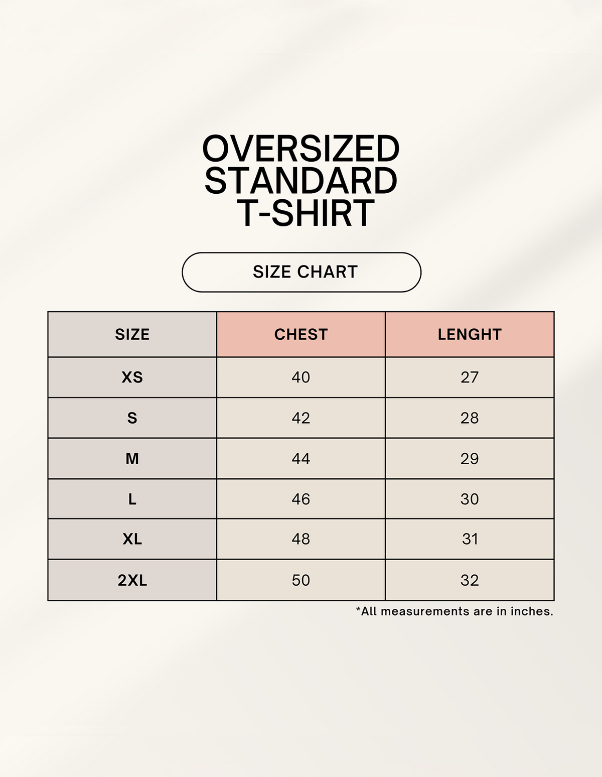 Unisex Oversized Standard T-Shirt (Custom Print)