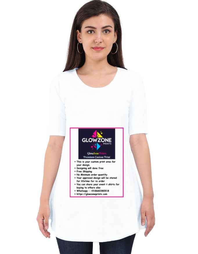 Comfort-Fit Maternity-Friendly Dress | FM44 (Custom Print)