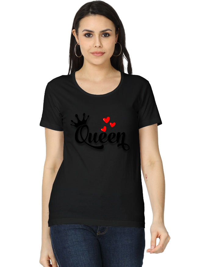 Women's Classic T-Shirt - Queen Black GlowZonePrints