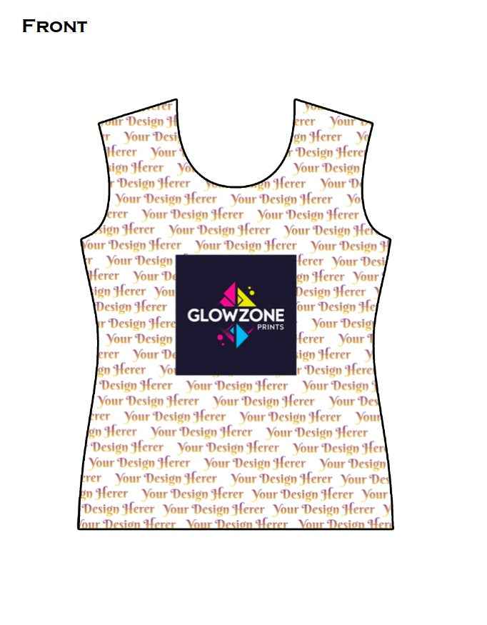 Custom Women’s AOP (All Over Print) Classic T-Shirt GlowZonePrints