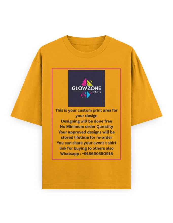 Unisex Oversized Classic T-Shirt (Custom Print)