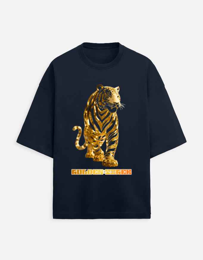 Metallic Golden Tiger T-Shirt