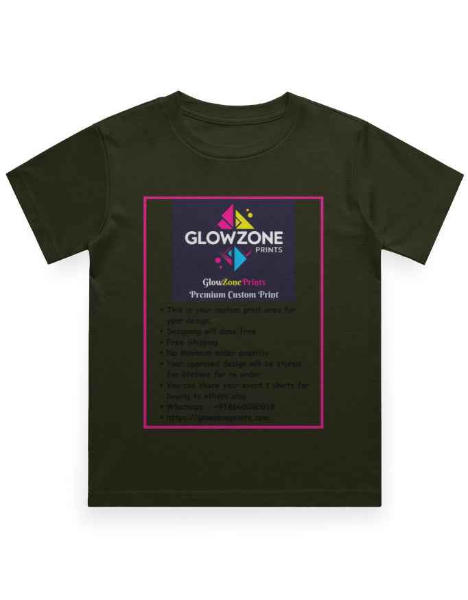 Boy's Crew Neck T-Shirt | UC21 (Custom Print)-2