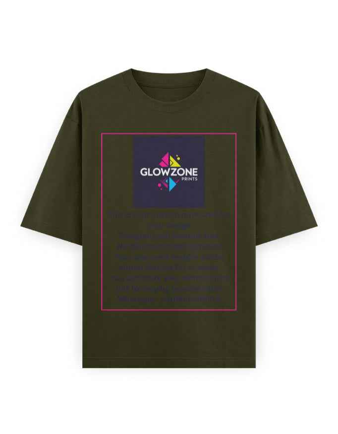 Unisex Oversized Classic T-Shirt (Custom Print)