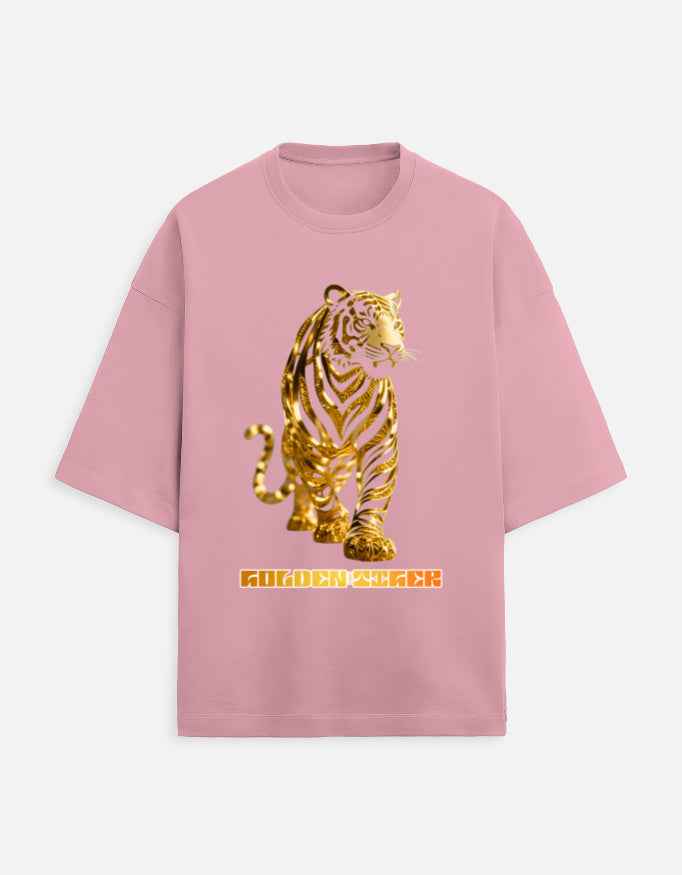 Metallic Golden Tiger T-Shirt