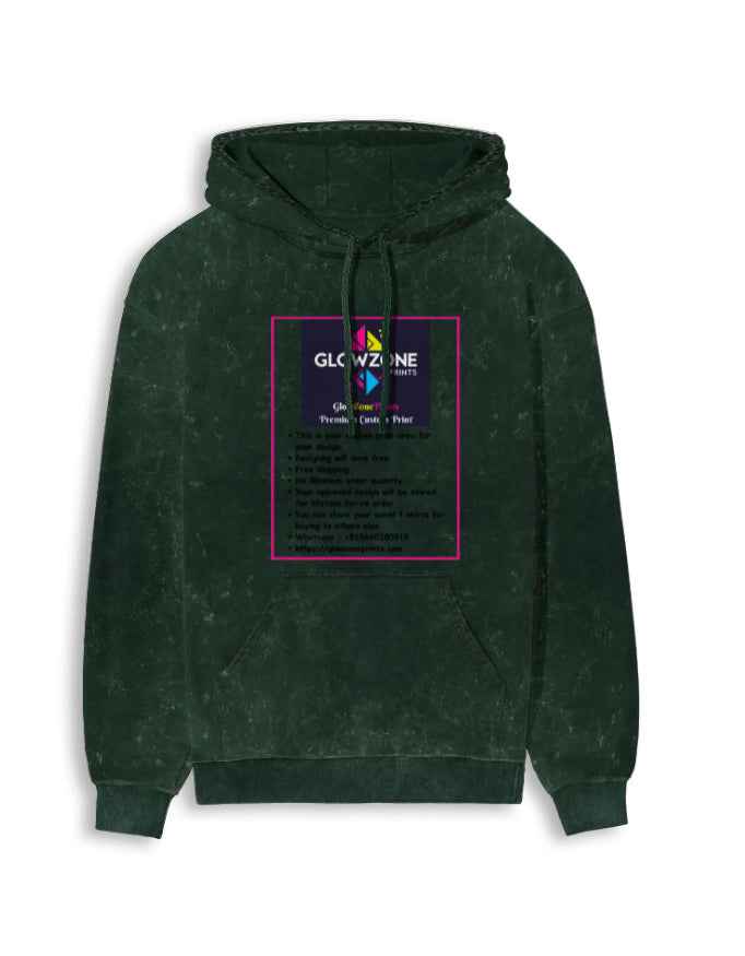 Unisex Acid Washed Hoodie | UH62 (Custom Prints)
