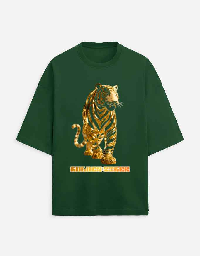 Metallic Golden Tiger T-Shirt