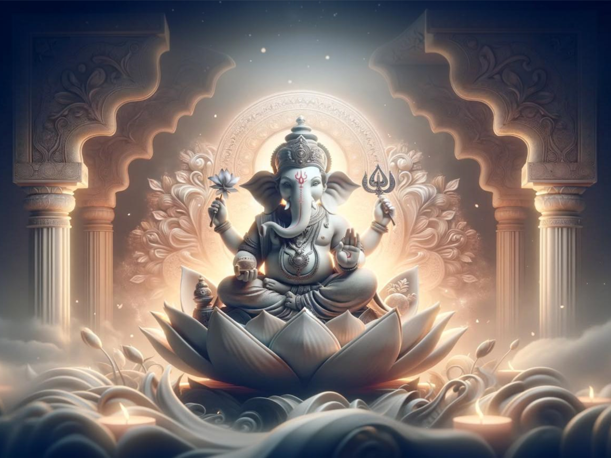 Ganesh Festival Tapestry – (16 Unique Designs) Design01 40x50 In (3.3x4.16 Feet ) GlowZonePrints
