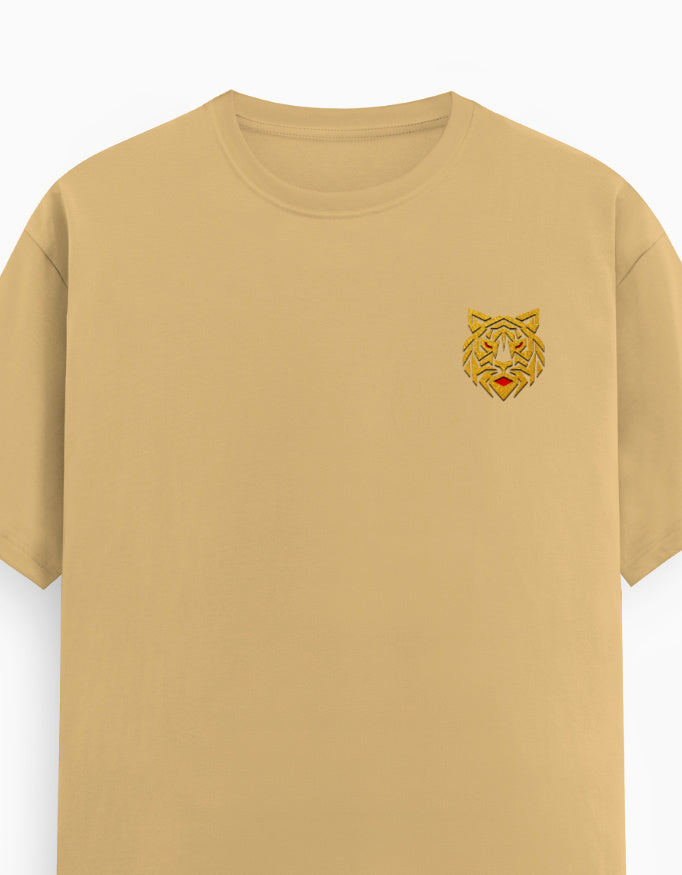 Unisex Classic Crew T-Shirt – Golden Tiger Emblem GlowZonePrints