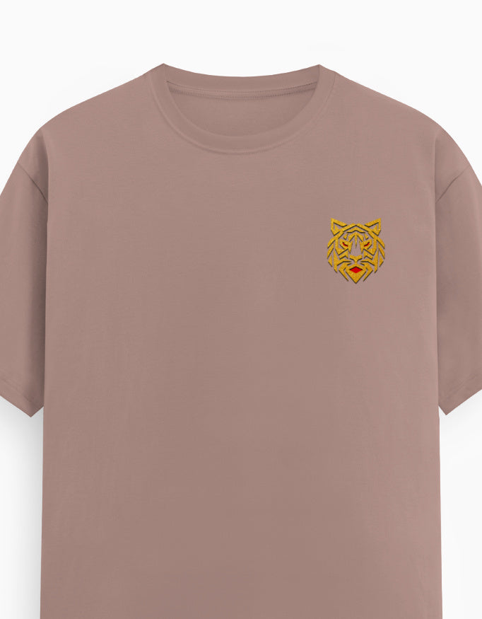 Unisex Classic Crew T-Shirt – Golden Tiger Emblem GlowZonePrints