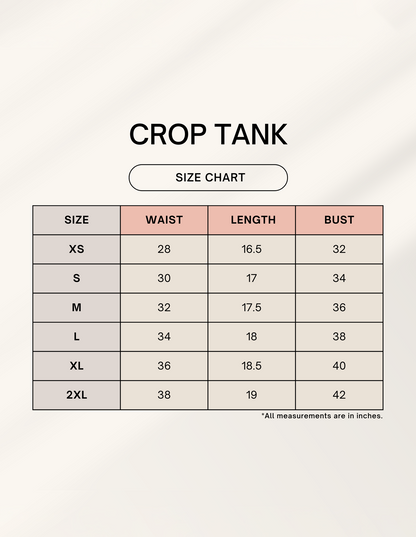Female Crop Tank | FC40 (Custom Print) GlowZonePrints