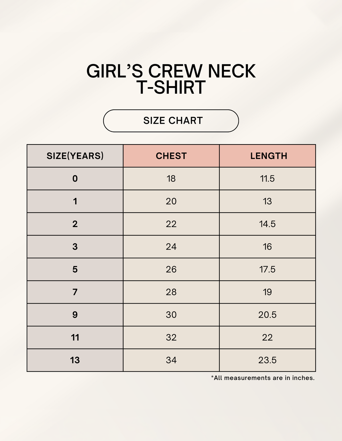 Unicorn Girl’s Crew Neck T-Shirt