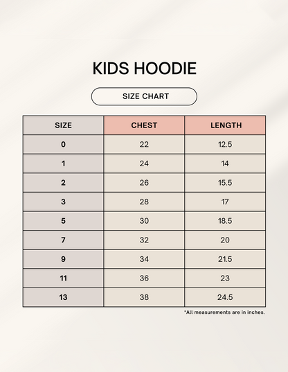 Kids Hoodie | UH24 (Custom Print)