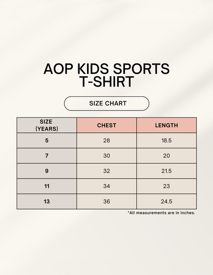 Kids Sports AOP Sports T-Shirt
