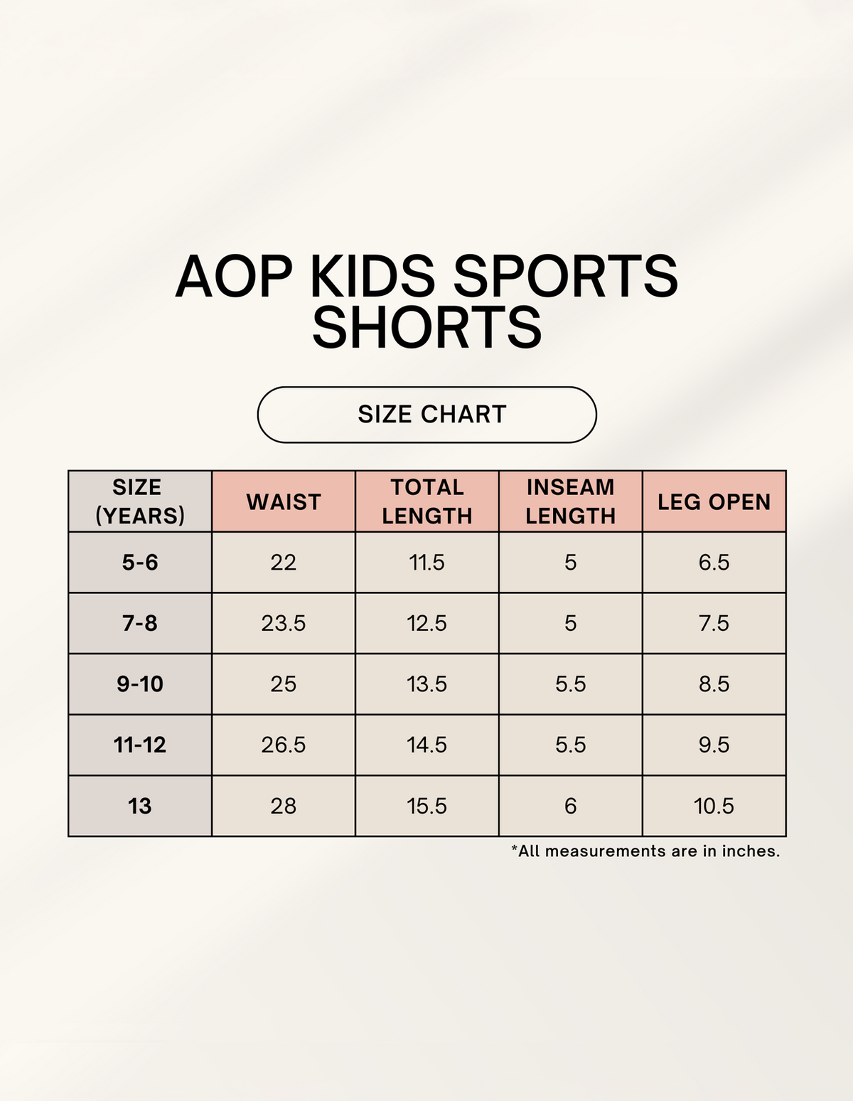 Custom Kids AOP Sports Shorts