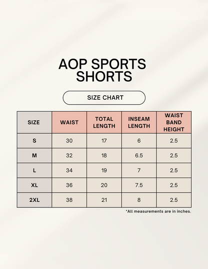 Custom Unisex AOP Sports Shorts
