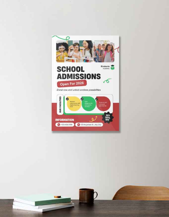 Acrylic Poster (Custom Print) GlowZonePrints