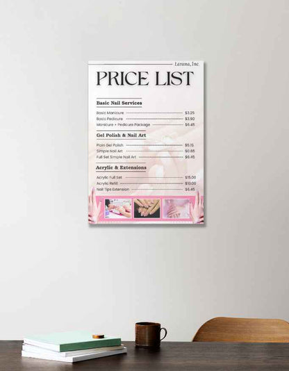 Acrylic Poster (Custom Print) GlowZonePrints
