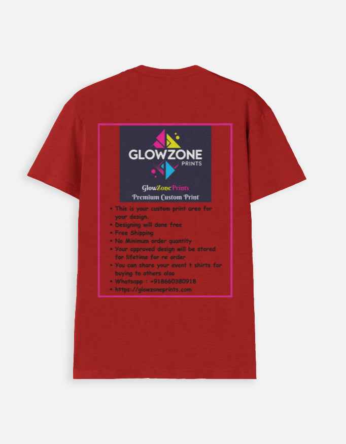Unisex V Neck T-Shirt | UV34 (Custom Print)
