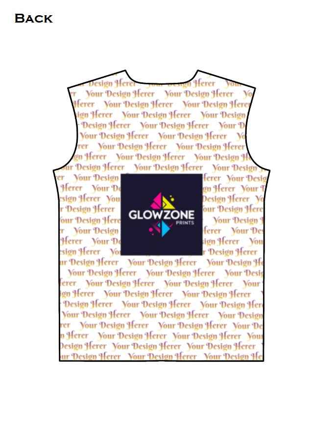 Custom Men's AOP Sleeveless Tee | MA29 GlowZonePrints