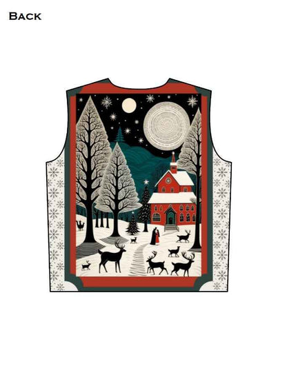 Reindeer Unisex AOP (All Over Print) Sweatshirt GlowZonePrints