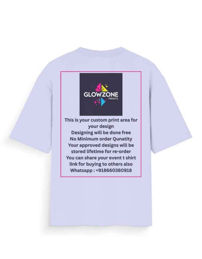 Unisex Oversized Standard T-Shirt (Custom Print)