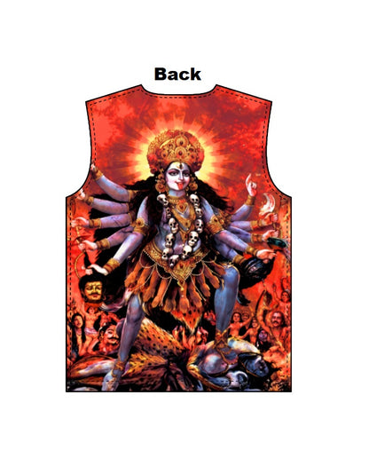 AOP Men"s Full Sleeve Tee – Goddess Durga Edition GlowZonePrints