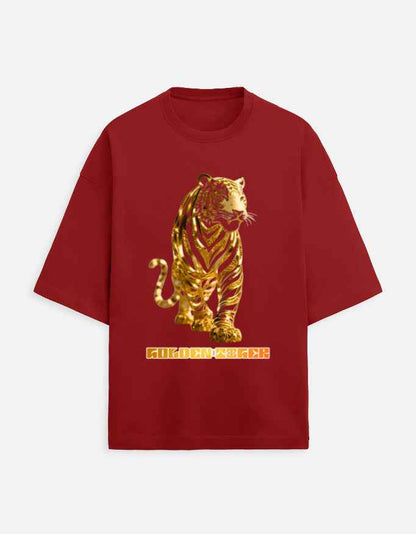 Metallic Golden Tiger T-Shirt