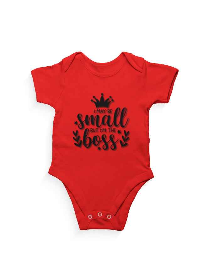 Kids Rompers | KR23 (Custom Print) (I am the boss)