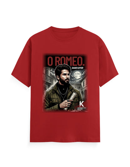 Unisex Classic Crew T-Shirt - O Romeo Red GlowZonePrints
