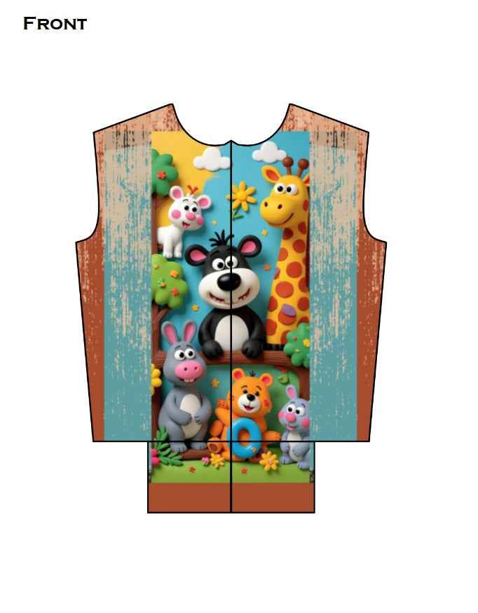Jungle AOP Kids Premium Bomber Jacket