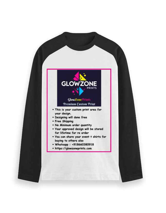 Unisex Raglan T-Shirt | UR37 (Custom Print)