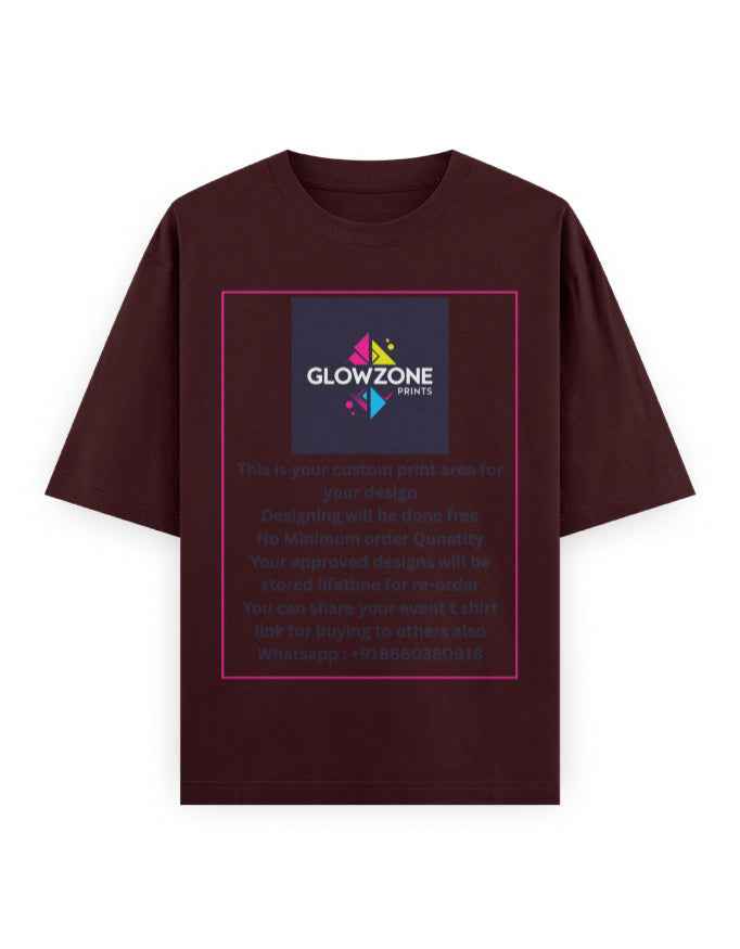 Unisex Oversized Classic T-Shirt (Custom Print)