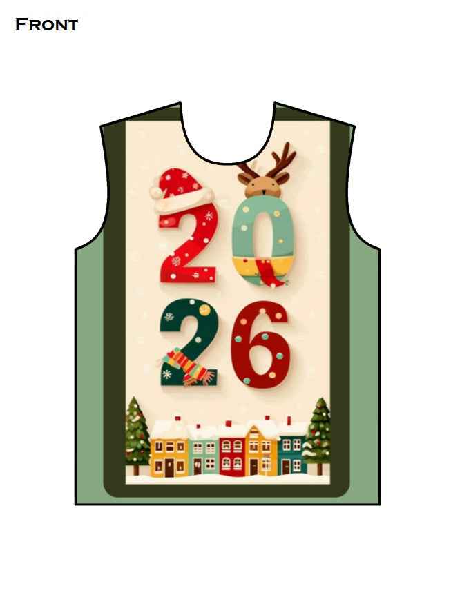 Christmas and New Year 2026 Men's AOP Full Sleeve Tee