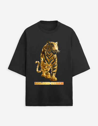 Metallic Golden Tiger T-Shirt
