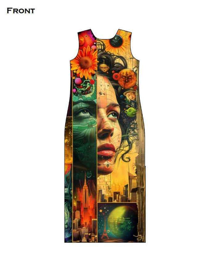 Abstract Art AOP(All Over Print) Bodycon Dress
