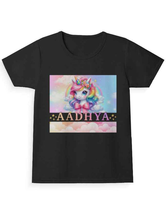 Unicorn Girl’s AADHYA Crew Neck T-Shirt
