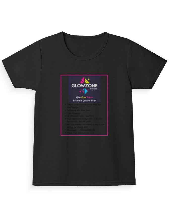 Girl's Crew Neck T-Shirt (Custom Print)