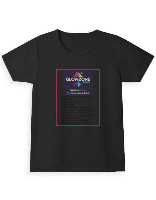 Girl's Crew Neck T-Shirt (Custom Print)