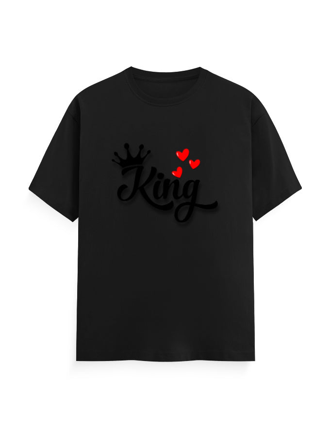 Unisex Classic Crew T-Shirt – King Black GlowZonePrints