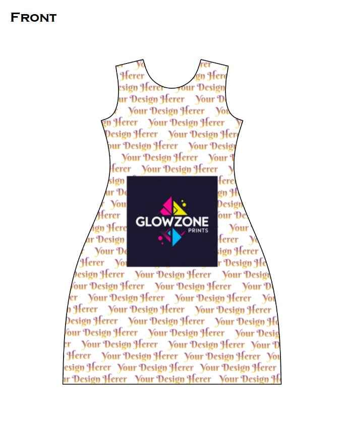 Custom AOP (All Over Print) A line Dress