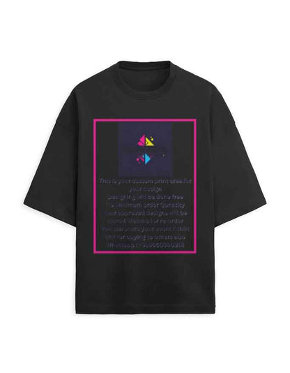 Unisex Terry Oversized Tee | UT27 (Custom Print)