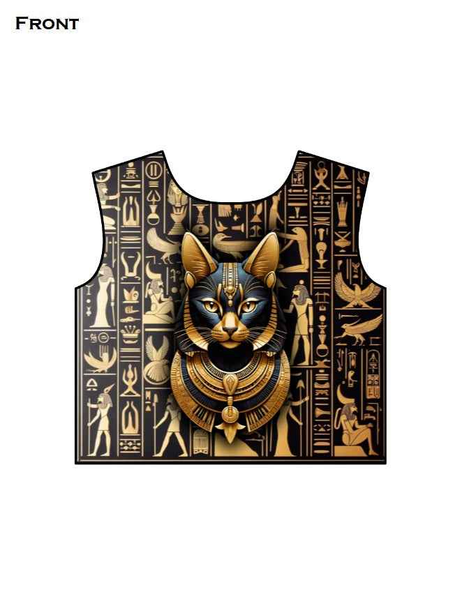 Egyptian Queen AOP (All Over Print) Crop Top
