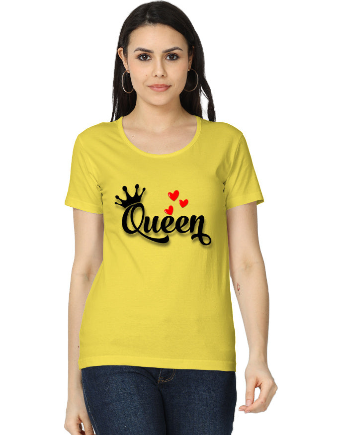 Women's Classic T-Shirt - Queen New Yellow GlowZonePrints