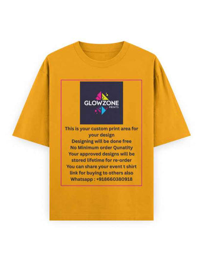 Unisex Oversized Classic T-Shirt (Custom Print)
