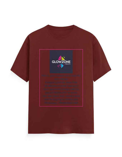 Unisex Classic Crew T-Shirt (Custom Print) Brick Red GlowZonePrints