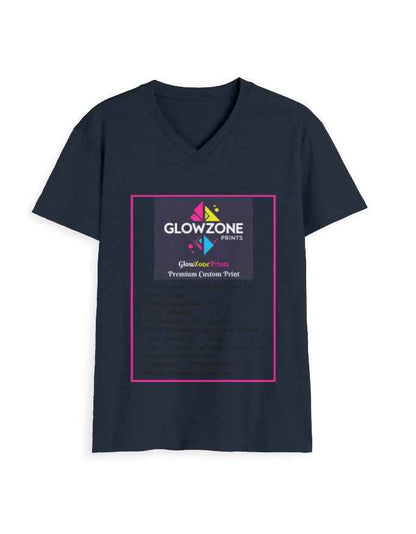 Unisex V Neck T-Shirt | UV34 (Custom Print)
