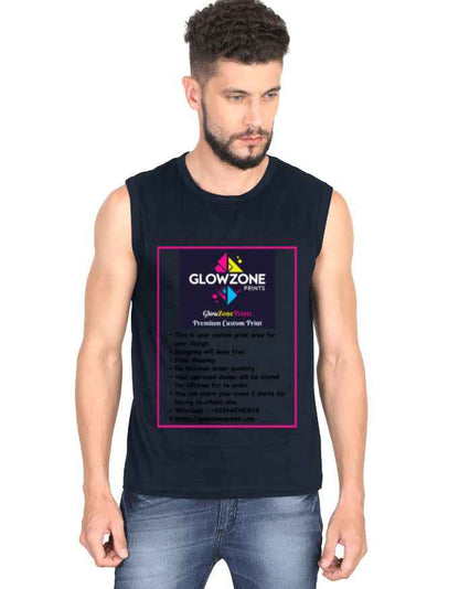 Men's Sleeveless T-Shirt | MS36 (Custom Print)