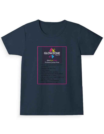Girl's Crew Neck T-Shirt (Custom Print)