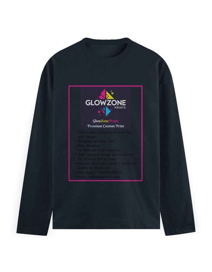 Men's Full Sleeve T-Shirt | MF31 (Custom Print)